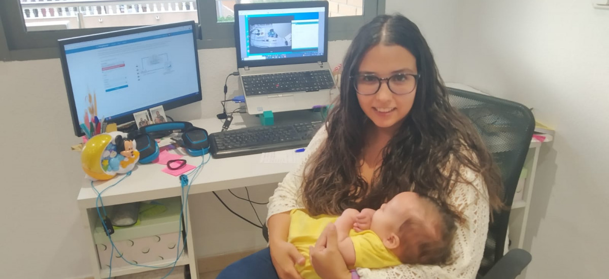 Andrea Arregui: «La flexibilidad del Máster en Industria 4.0 me ha permitido seguir las clases durante todo mi embarazo y tras el parto»